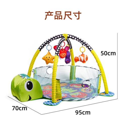 Cross-border hot selling baby fence game fitness stand 0-18 months baby ocean crawling mat ball pool toys wholesale