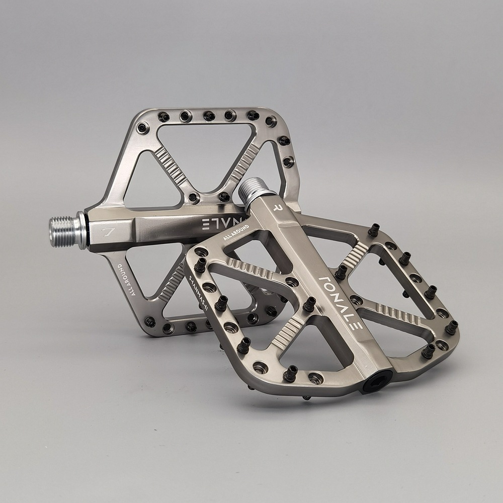 MTB Fahrradpedal Titan rutschfeste CNC 3-Lager Aluminiumlegierung Fahrradpedale Radfahren Fußpedale für Mountainbike-Zubehör – Detail 10