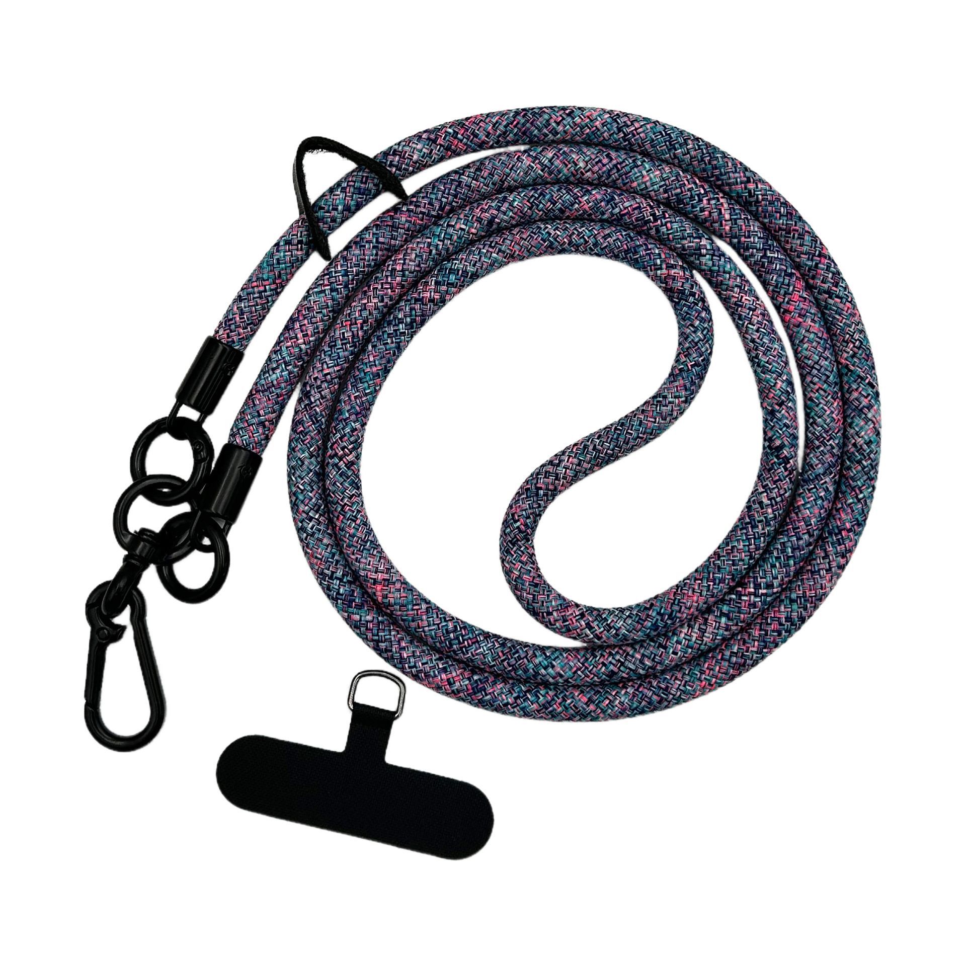 【49#색상] 120cm 조절 불가능한 휴대폰 끈(클립 포함)