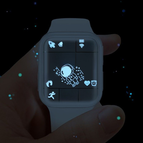 High-Tech Space Alien Dial Smart Watch for Men and Women, Students, Children - Simple, Multifunctional, Sports, Internet Star Electronic Watch