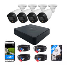 监控套装CCTV camera工厂AHD KIT摄像头4路8路监控摄像头套装