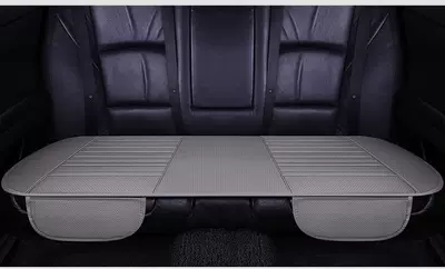 Seat cushion, seat cover, Universal single piece non-backrest bamboo charcoal - gray-rear-row-without-bamboo-charcoal