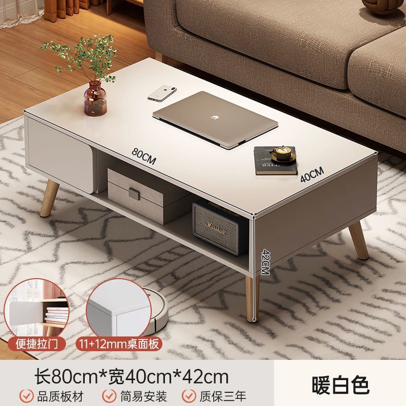 Mesa de té, sala de estar, sofá doméstico, mesa de té, simple y moderna, mesa de té, mesa de alquiler simple, mesa pequeña.