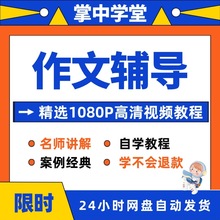 辅导教程到课程零基础网课视频教程教学精通在线入门培训从作文