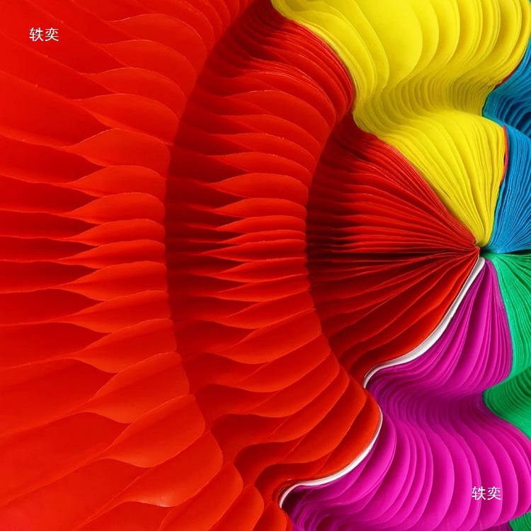 手翻花球变色扇子 舞蹈道具大型团体操表演道具 运动会开幕式道具