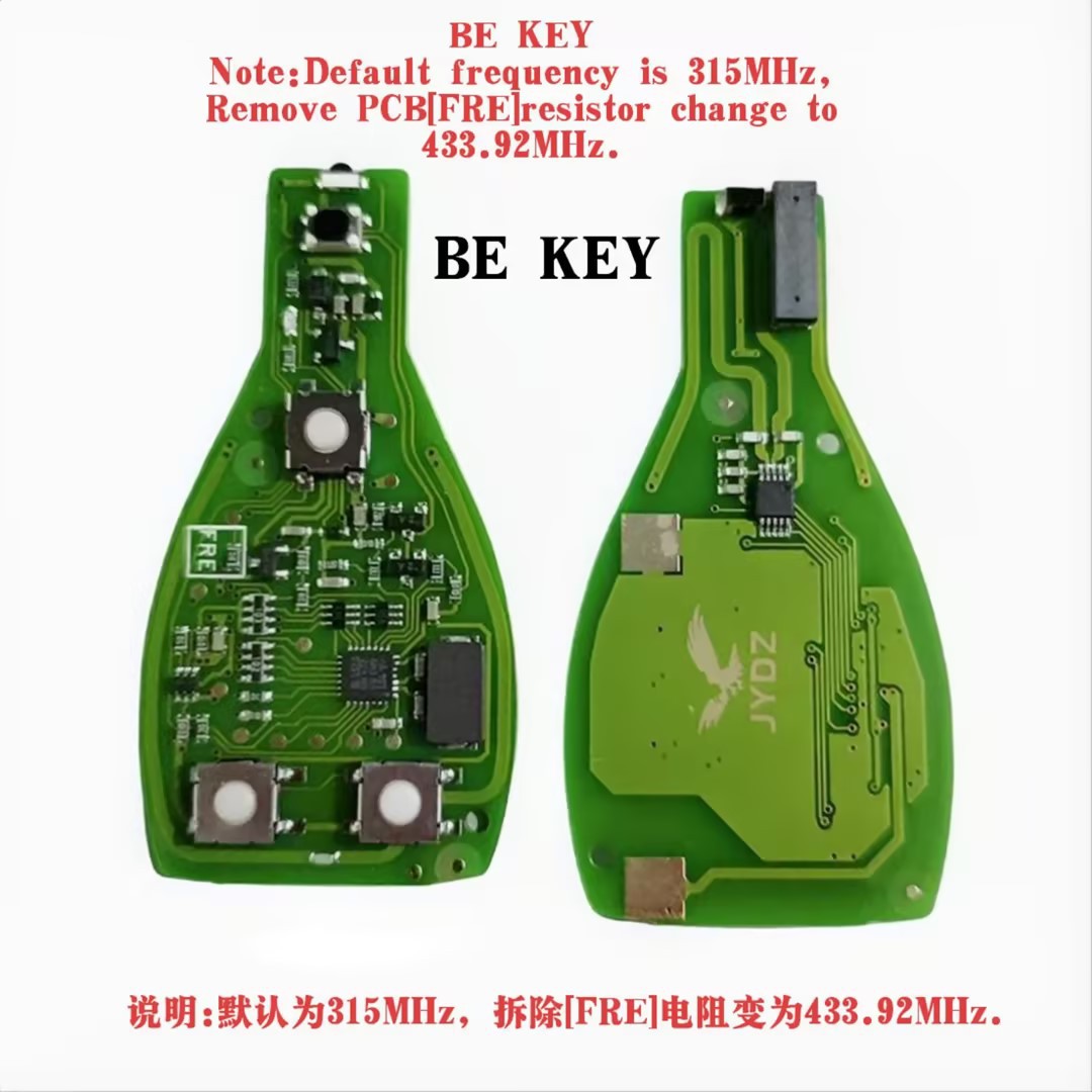Suitable for Mercedes-Benz semi-intelligent remote control key, BGA remote control key replacement, Mercedes-Benz car accessories