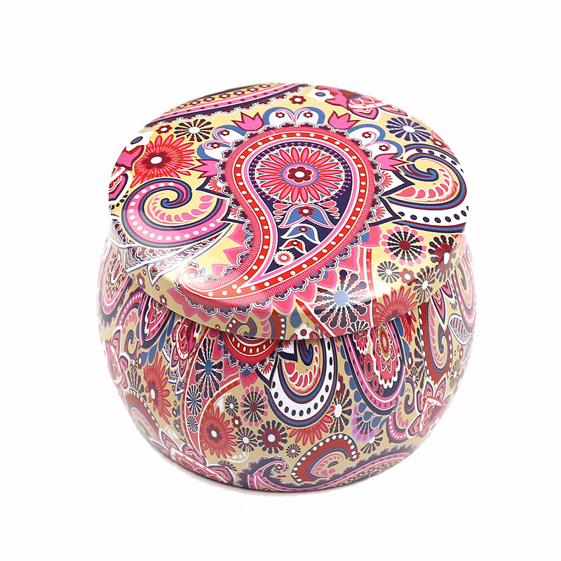 Lata de metal de 4 onzas con forma de tambor, lata de metal de color, lata de metal para velas aromáticas, lata de metal de gran capacidad image 12