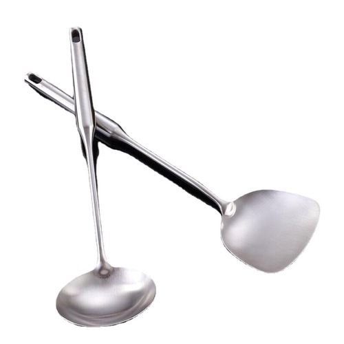 Soup spoon spatula set kitchen utensils shovel porridge spoon extended and thickened anti-scalding household kitchen supplies