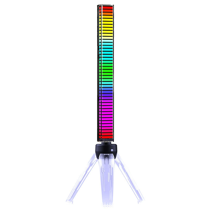 RGB-подсветка для атмосферы в корпусе ПК, настольный свет с управлением звуком, игровая аудио-акустика, ритм музыки, LED-цветной 4D датчик света