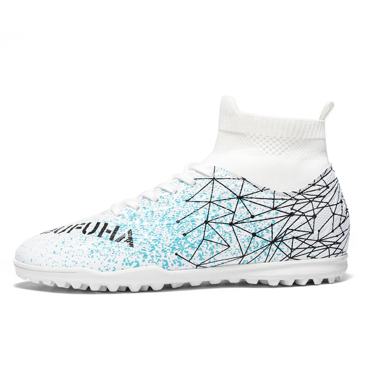 2025 transfronterizo nuevo clavos transpirables jóvenes hombres y mujeres zapatos de fútbol zapatos de entrenamiento de césped