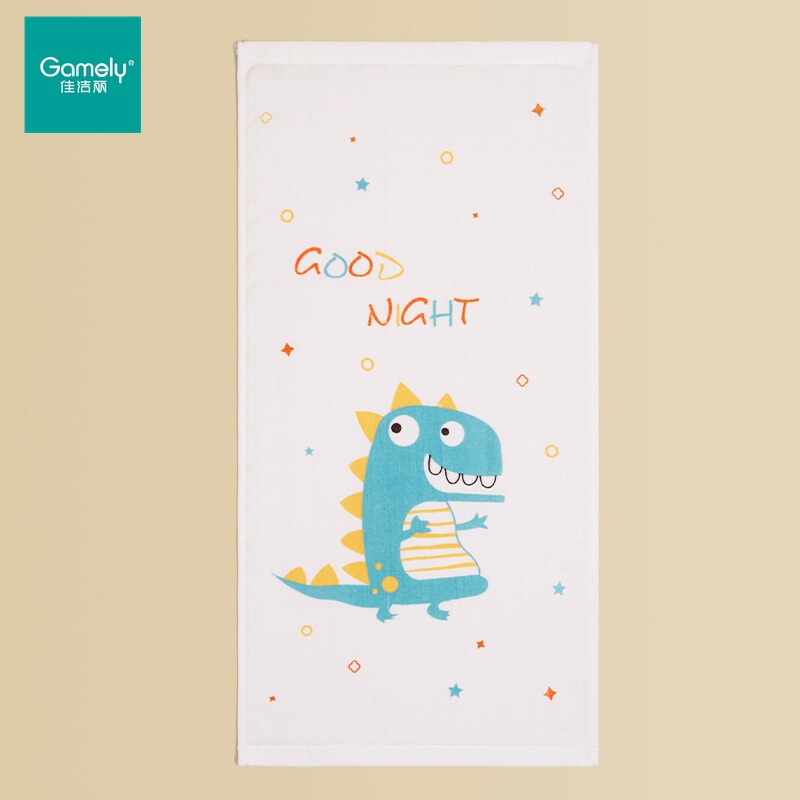 [Promotion] 95g Cotton Fabric Printed Towel Children's Face Towel-Absorbent Jacquard Couple Face Towel