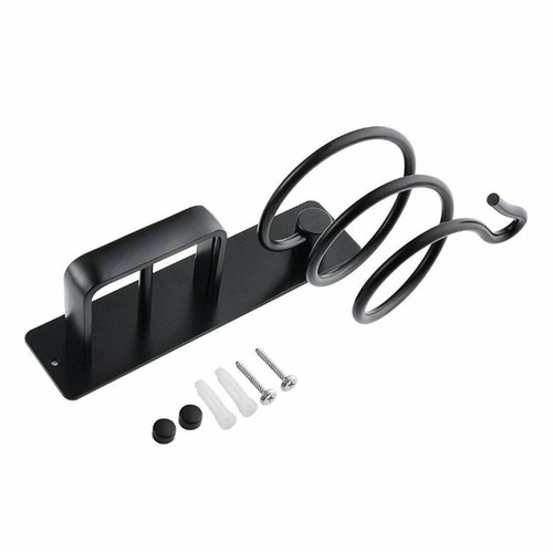 Hair dryer stand bathroom straightener storage rack space aluminum curling iron storage rack hair dryer holder stand