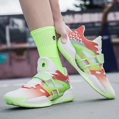 水花5代籃球鞋男款冬季耐磨青少年全城九實戰兒童男童高幫球鞋男