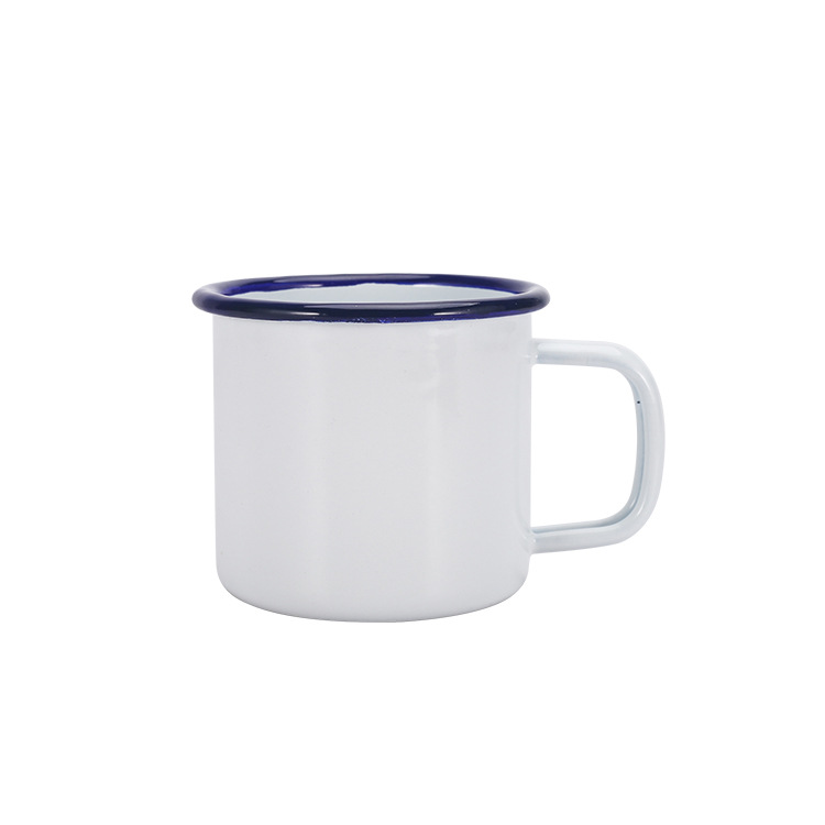 Emal mini fincan 120 ml, ağ rəngli kiçik espresso fincanı