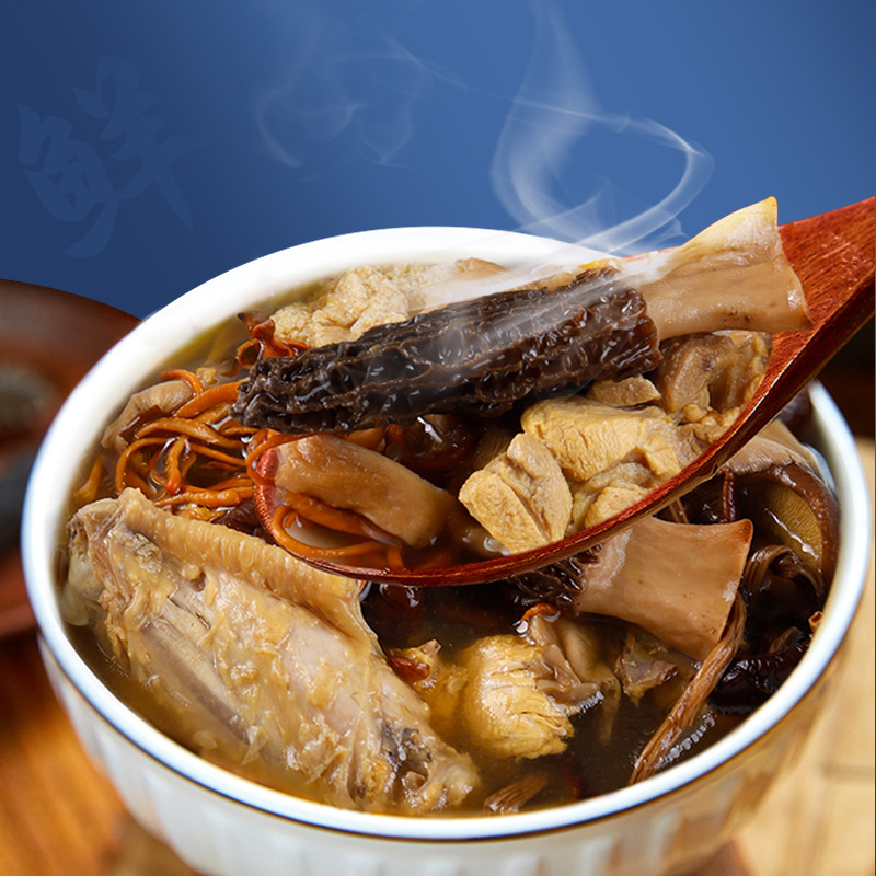 Dried Mushroom Wholesale Edible Fungi Colorful Mushroom Soup Pack Agricultural Products Specialty Products Mountain Delicacies Dry Goods Gift Box