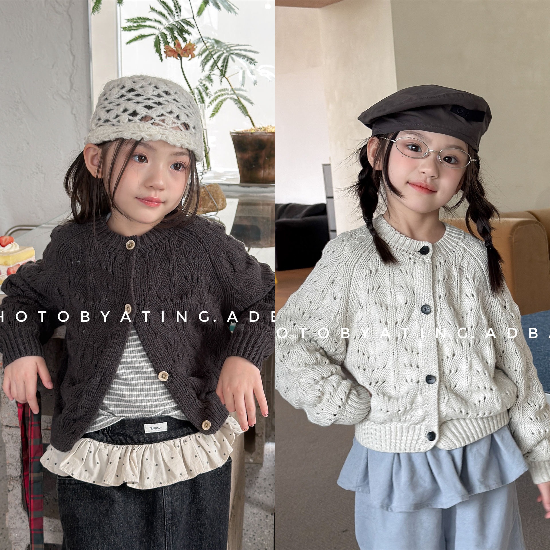 Children's demi-season down jacket