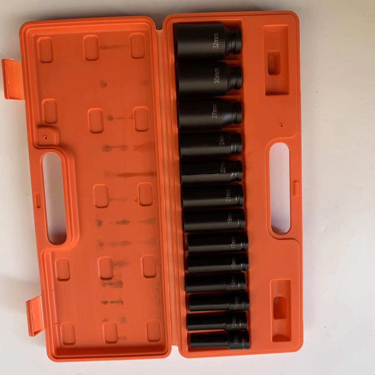 气动小风炮套筒头套装重型1/2 13件套加长六角套筒风动旋具加厚