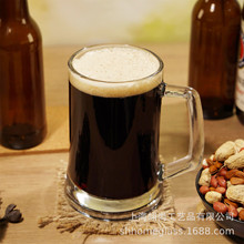 480ml啤酒把杯 扎杯 啤酒杯 印刷logo玻璃杯 创意时尚 批发 印字