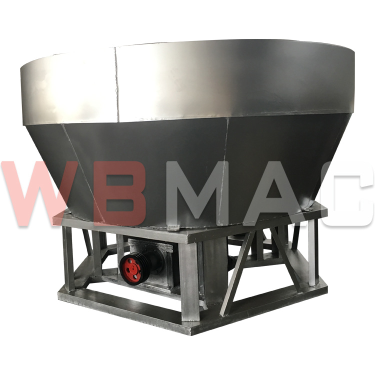 万铂机械碾金机湿碾机YM-1200电碾子研磨选金设备全自动生产线