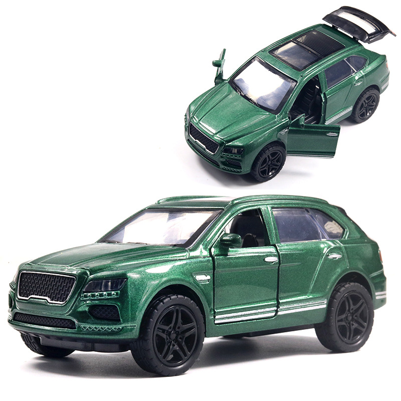 (Modelo de coche de aleación) 1/36, SUV todoterreno, juguete metálico para niños con puertas que se abren, coche pequeño, adorno para máquina de garras