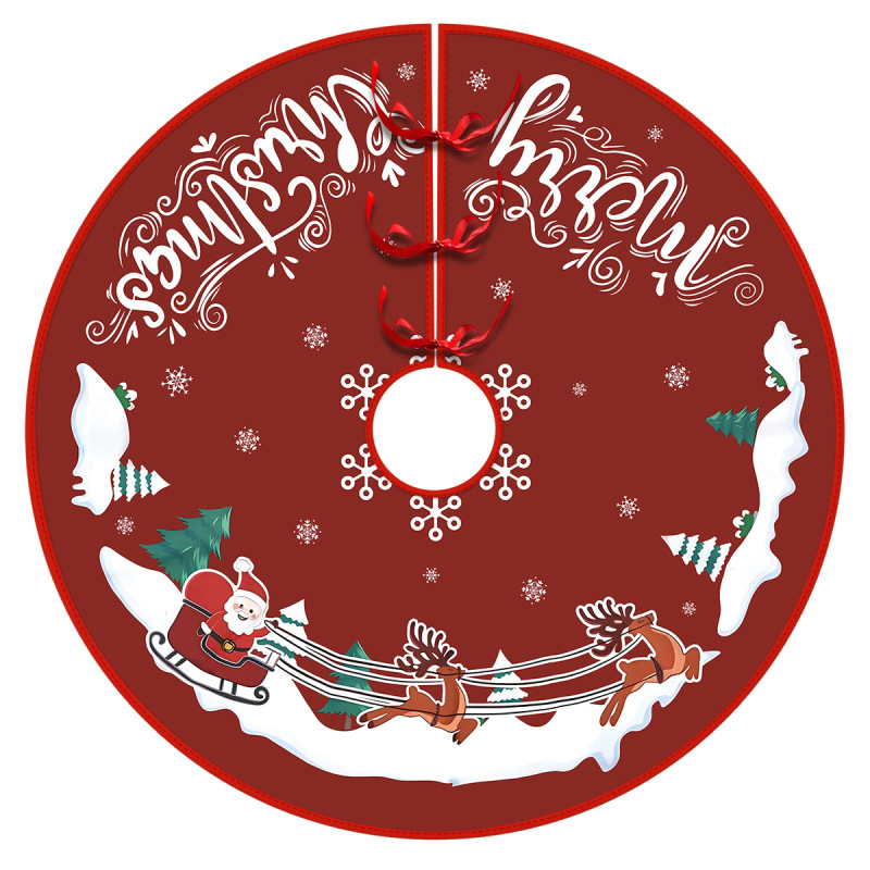 クリスマスの木のスカートの雪だるまのクリスマスの祝日のパーティーは木のスカートのヘラジカのクリスマスツリーの装飾の木のスカートを飾ります。|undefined