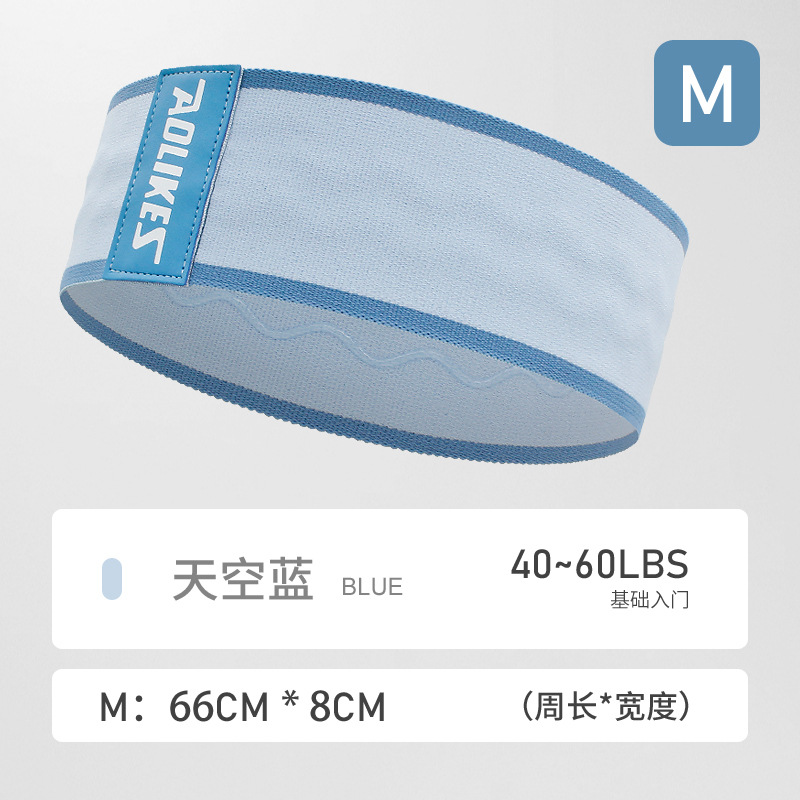 Aolikes nueva banda de tensión de entrenamiento de fitness deportivo anillo de cadera elástico antideslizante correa de yoga anillo de tensión