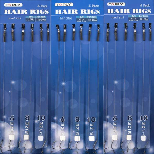 Cross-Border Barbless Iseama Hook Hair Rig Fox Hook Curved Handle/Bbs Strong Fishing Line Set for Big Fish