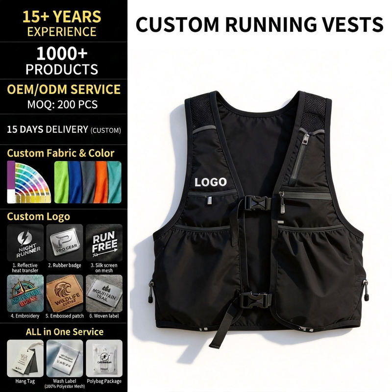 Cross-border exclusive lightweight breathable reflective hydration vest for men and women, suitable for marathon, cycling, hiking, and outdoor running Cross-border exclusive lightweight breathable reflective hydration vest for men and women, suitable for marathon, cycling, hiking, and outdoor running