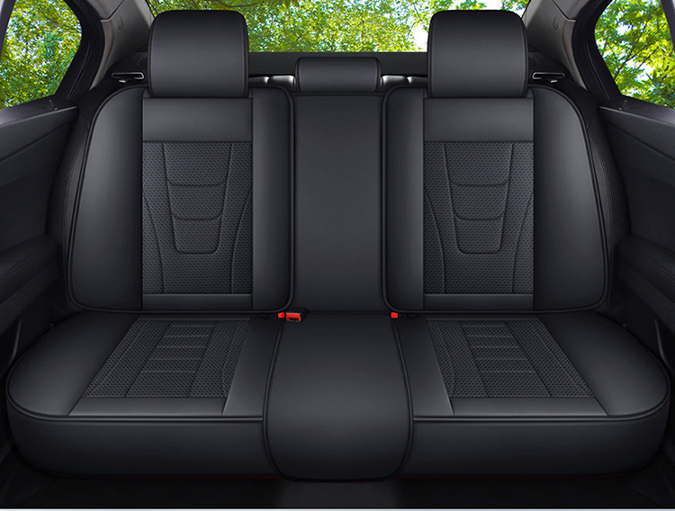 Cross-Border Four-Season Universal Car Seat Cushion Fully Surrounded Seat Cover Perforated Breathable Nappa Leather Seat Cover Summer Car Seat Cushion