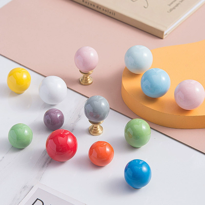 Керамическая ручка в форме голубиного яйца для детской комнаты, круглая ручка для ящиков, шкафов, дверей, современная мебельная ручка