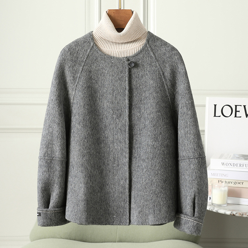 Double-Sided Wool Coat Women's Short Style 2024 Autumn and Winter New Style Popular Small Fragrant Style Woolen Coat for Women Small Double-Sided Wool Coat Women's Short Style 2024 Autumn and Winter New Style Popular Small Fragrant Style Woolen Coat for Women Small