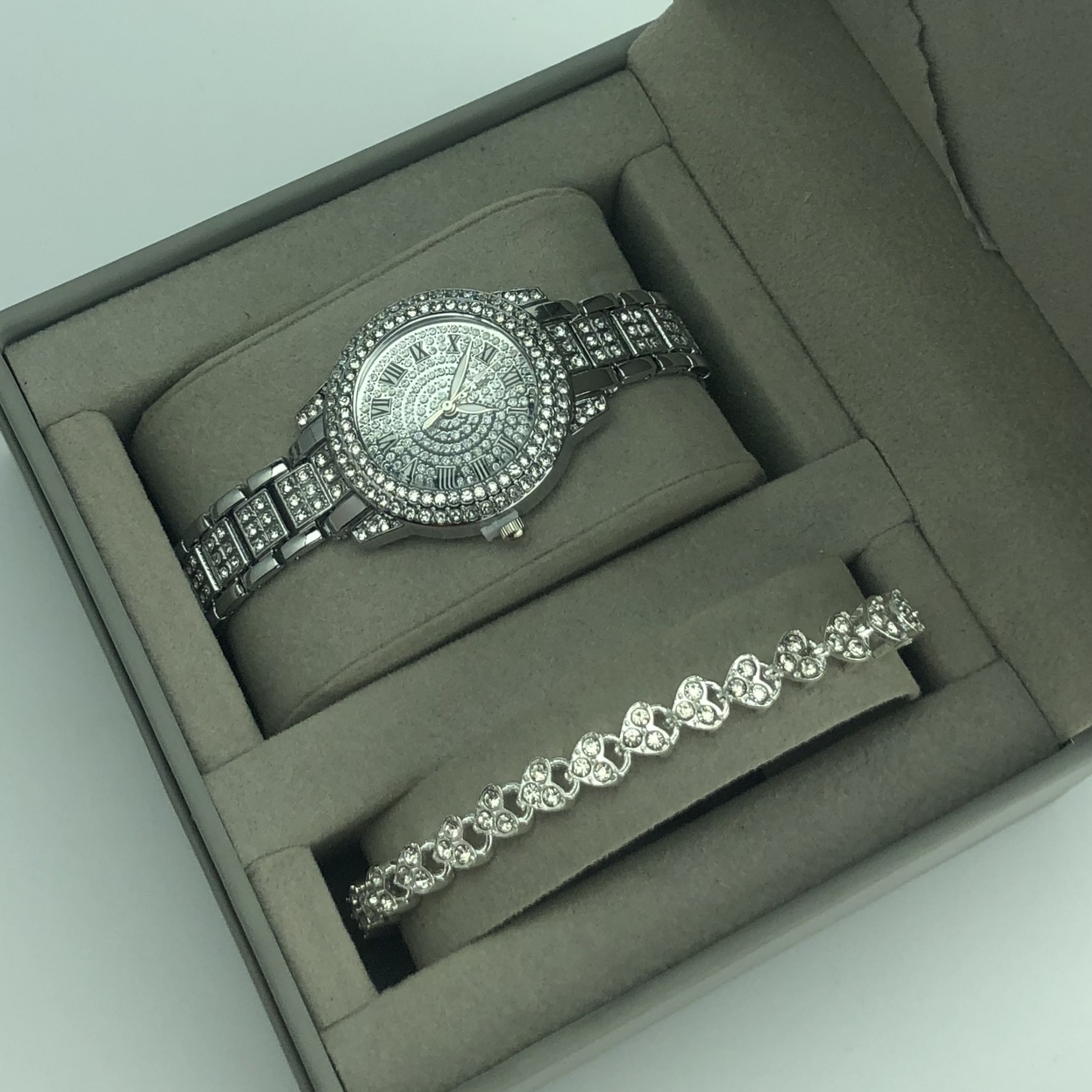 Women's Gender Shiny Style Shiny Solid Color Single Folding Buckle Quartz Women's Watches