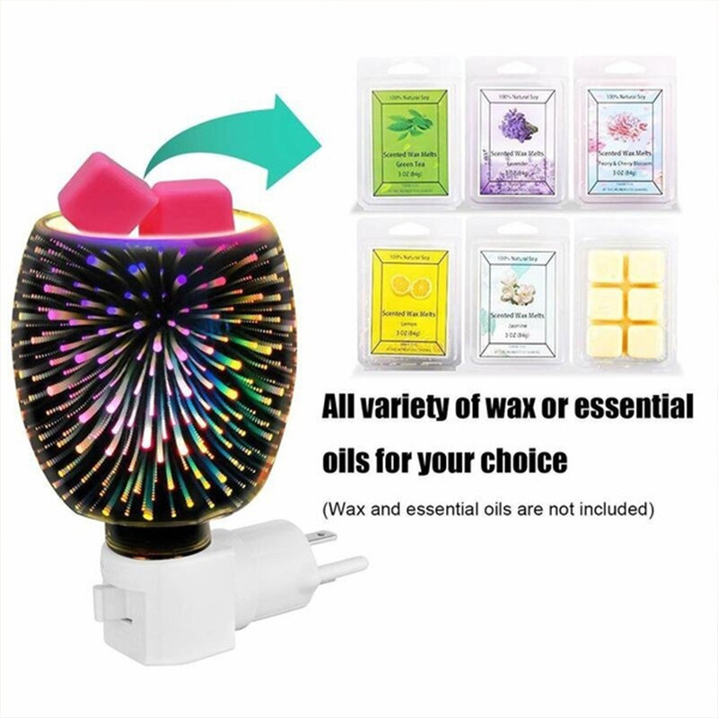 Cross-Border Best-Selling 3D Fireworks Aromatherapy Lamp for Home Use, Odor-Removing Wax Melting Lamp, Romantic Atmosphere Wall-Mounted Decorative Lamp Cross-Border Best-Selling 3D Fireworks Aromatherapy Lamp for Home Use, Odor-Removing Wax Melting Lamp, Romantic Atmosphere Wall-Mounted Decorative Lamp