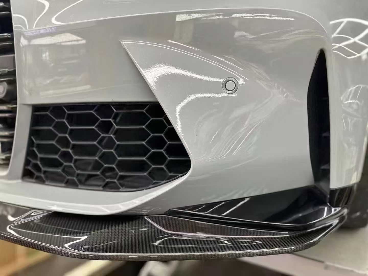Suitable for Bmw M3 M4 Carbon Fiber Front Lip G80 G81 G82 G83 Front Spoiler Modification R44 Style Front Diffuser