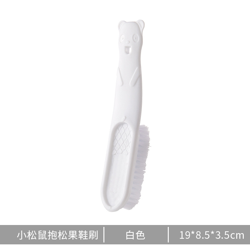 Oso creativo de plástico cepillo pequeño zapatos cepillo de limpieza cepillo de lavado de zapatos de piel suave cepillo de lavandería cepillo de tablero de lavandería cepillo de zapatos