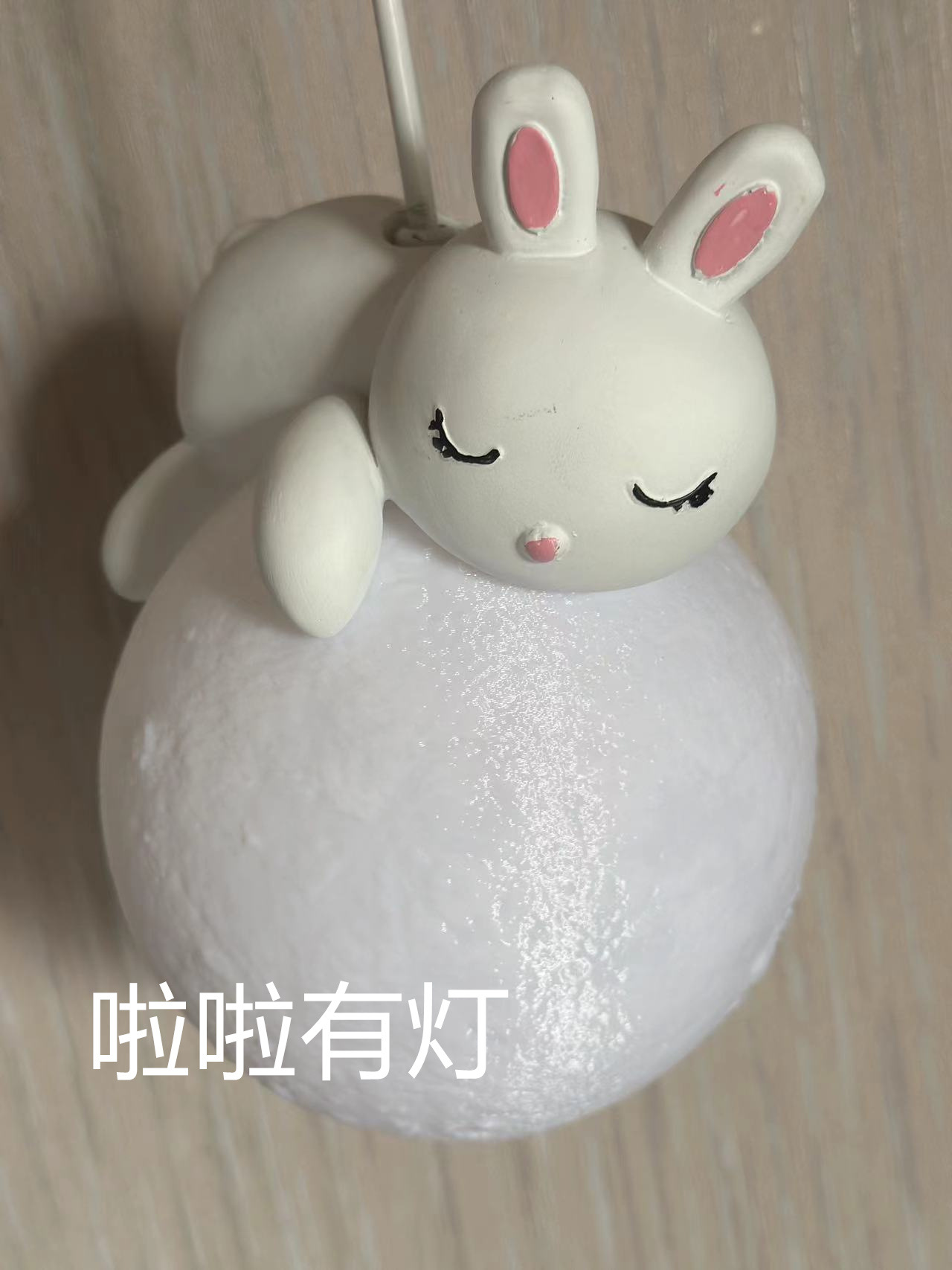 Lámpara colgante infantil con forma de luna y osito, estilo nórdico minimalista para dormitorio o habitación de niños y niñas