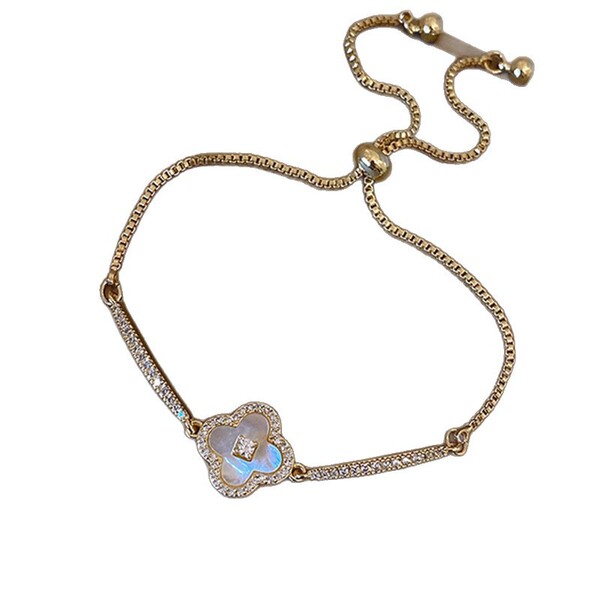 fashionable universal elegant sophisticated bracelet with zircon