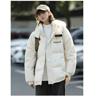 Camel HJCAMEL2023 зимний 90 белый утиный пух короткий пуховик модный с капюшоном Большие размеры Мужская и женская мода
