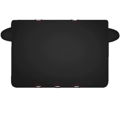 190t Silver-Coated Cloth Car: Car snow shield