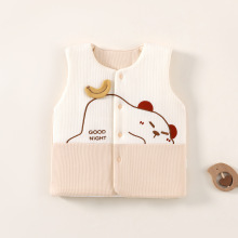 新款秋冬马甲保暖夹棉加厚背心儿童无袖坎肩宝宝衣服a类安阳童装2