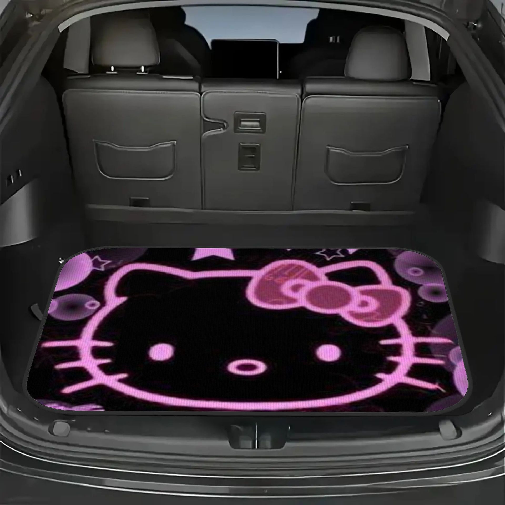 TEMU branded and shipped car trunk mats, dirt-resistant and wear-resistant car floor mats, dustproof full-cover car mats