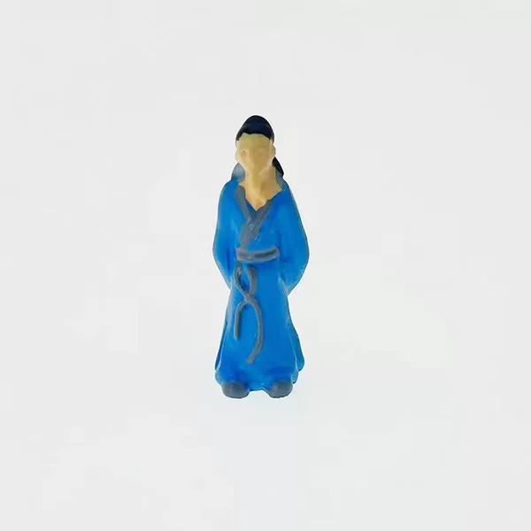 Lake blue standing poet