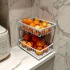 台所の物置棚多機能多層果物と野菜の調味料の収納棚のリビングのテーブルの上の物置棚はアイデアを取り外します。