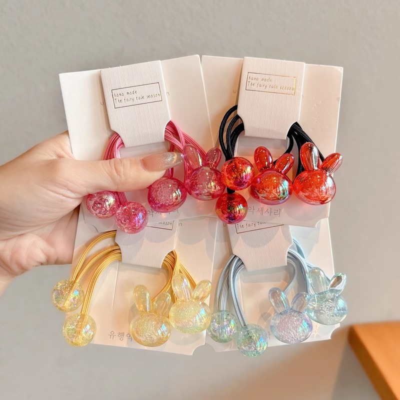 Banda de goma de dopamina para niños lindos joyas de cabello anillo de cabello de cabello para niñas coloridas pequeñas bandas de goma para niños lindos joyas de cabello