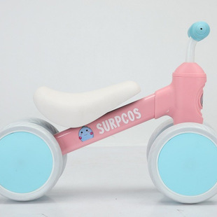 New Model of Children's Balance Bike for Toddlers Aged 1-3, Four-Wheel Scooter for Toddlers Learning to Walk