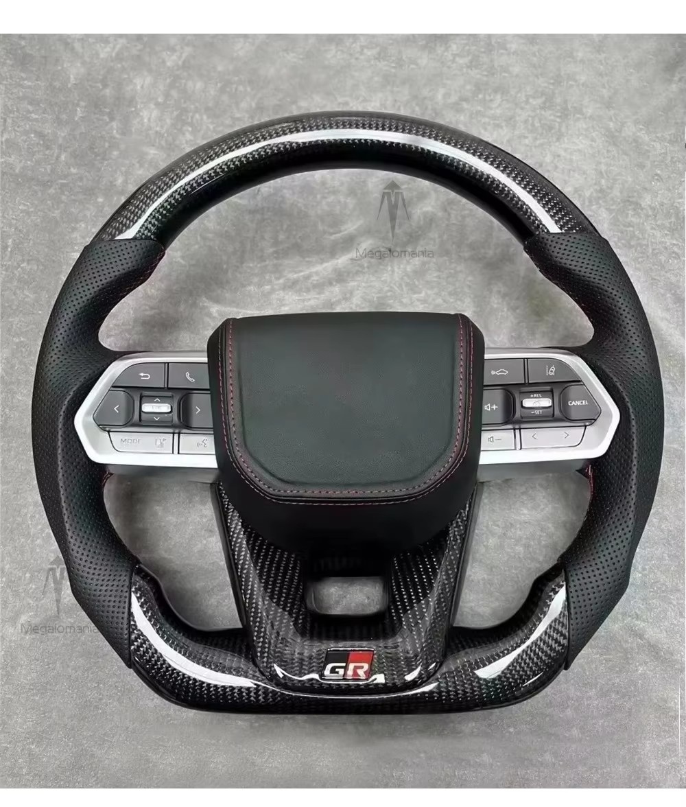 Suitable for Toyota Cruiser Lc300 Lc200 Lc150 Fj70 Fj200 Modified Peach Wood Steering Wheel