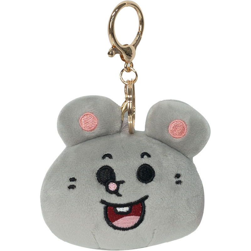 10cm cabeza de rata colgante-sonrisa / [Autorización genuina de Meiji y Rata]
