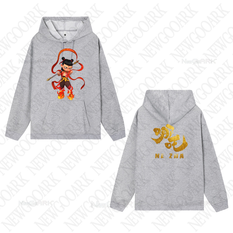 Sudadera con capucha de regalo de película Nezha impresión de gráficos con capucha para hombres y mujeres sudadera con capucha de moda sudadera con capucha