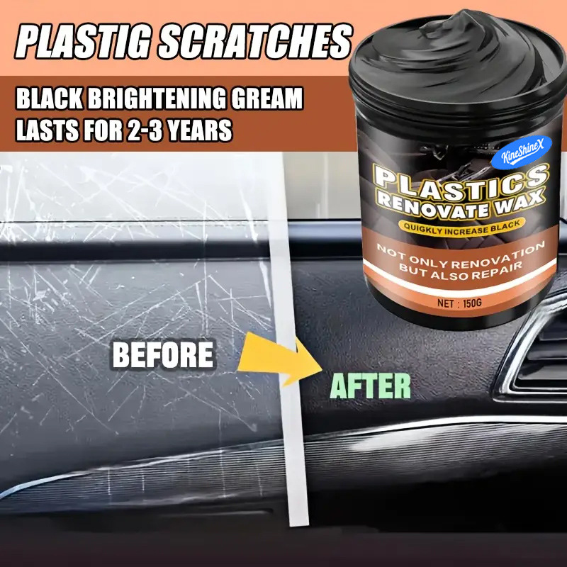 跨境专用汽车轮胎蜡汽车内饰打蜡抛光橡胶修复膏持久耐用汽车用品