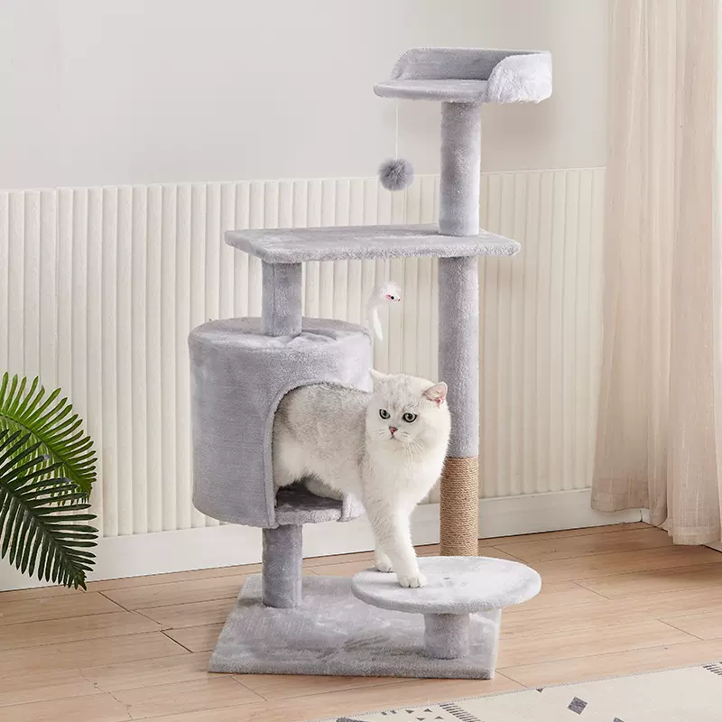 猫爬架批发猫窝一体小户型不占地猫架猫树猫玩具剑麻抓柱宠物用品
